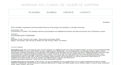 Desktop Screenshot of marianamartins.net