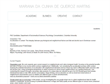 Tablet Screenshot of marianamartins.net